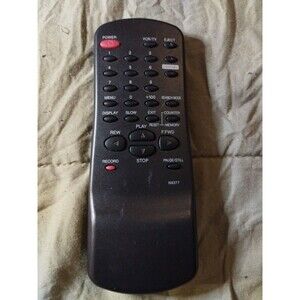 Emerson Funai Sylvania VCR Remote Control N9377UD 6245FB 6241CVB 6240VB